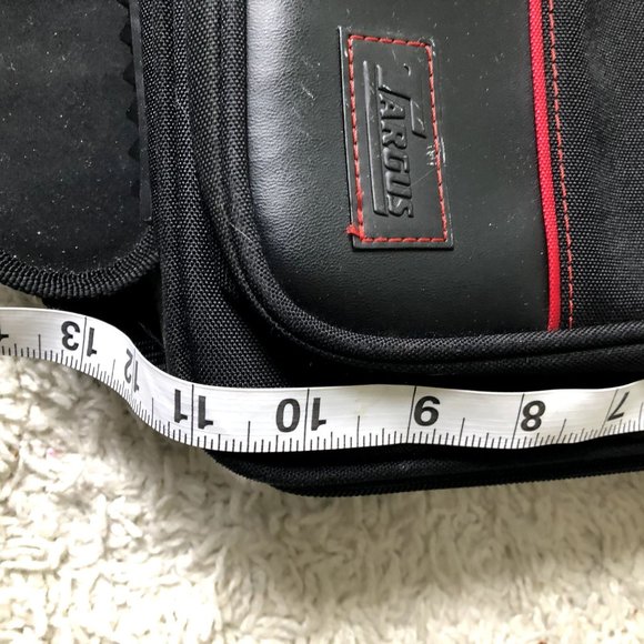 Targus Laptop Bag Carrying Case Black Red Accent - Picture 7 of 7